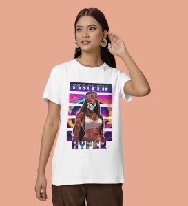 Hyper Mischief: Style with Attitude Graphic Printed White T-Shirt