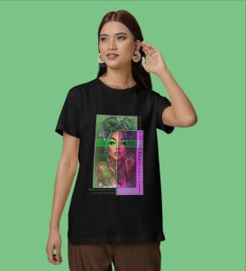 Grace in the Mess: Messey N Classey Graphic Printed Black T-Shirt