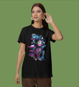 Skin Deep, Soul Strong: Ink Remains Graphic Printed Black T-Shirt