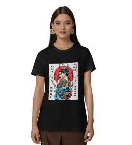 Hyper Mischief: Style with Attitude Graphic Printed Black T-Shirt