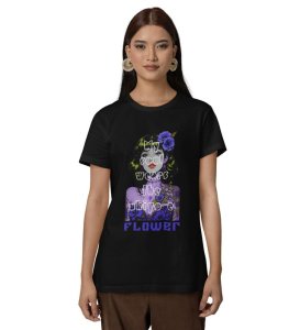 Classic Rebel: Retro Tattooed Aesthetic Graphic Printed Black T-Shirt