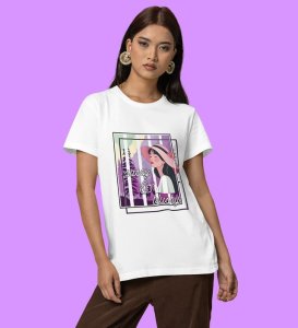 Bold Mood: Sassy & Blussy Graphic Printed White T-Shirt
