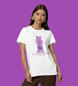 Drawn to the Light Within: Graphic Printed White T-Shirt