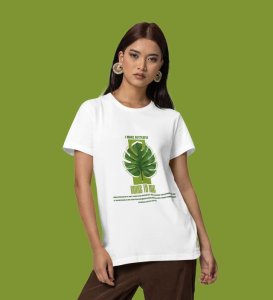 Flutter to My Aura: Graphic Printed White T-Shirt