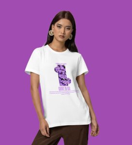 Where Butterflies Belong: Graphic Printed White T-Shirt