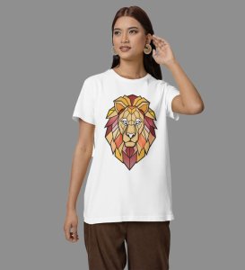 King of Ember Lines: Graphic Printed White T-Shirt