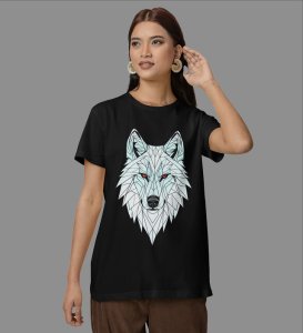 Silent Ice Alpha: Graphic Printed Black T-Shirt