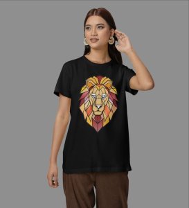 King of Ember Lines: Graphic Printed Black T-Shirt