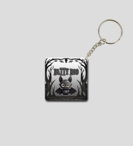 Batty Boo Halloween Night Creature Printed Keychain Pack of 2