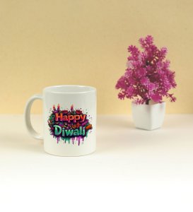 Street Glow Diwali Charm for Everyday Joy Printed Coffee Mug 250ml