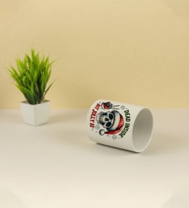 Dark Humor Christmas Skull Design Funny Quote Printed Coffee Mug 250ml