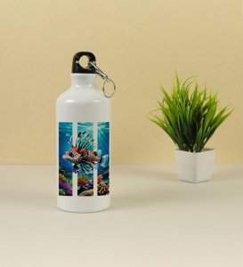 Three-Panel Ocean View Lionfish Sipper Bottle 600ml